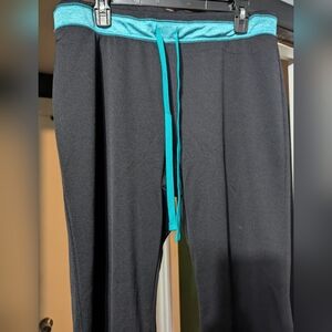 Be Inspired Black and Teal Activewear Pants